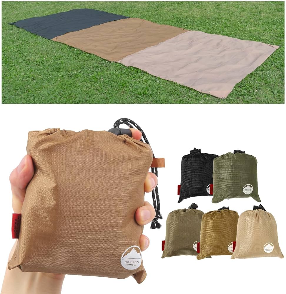 Amazon | HORIZON ARROW アースシート 200×155cm 防水軽量 レジャー